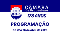 178 anos de Câmara serão celebrados com semana de atividades