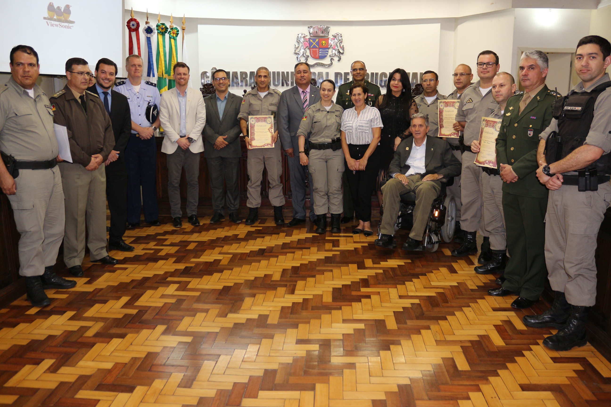 180 anos de Brigada Militar são celebrados na Câmara 