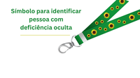 “Cordão de Girassol” é instituído como símbolo de deficiência oculta 
