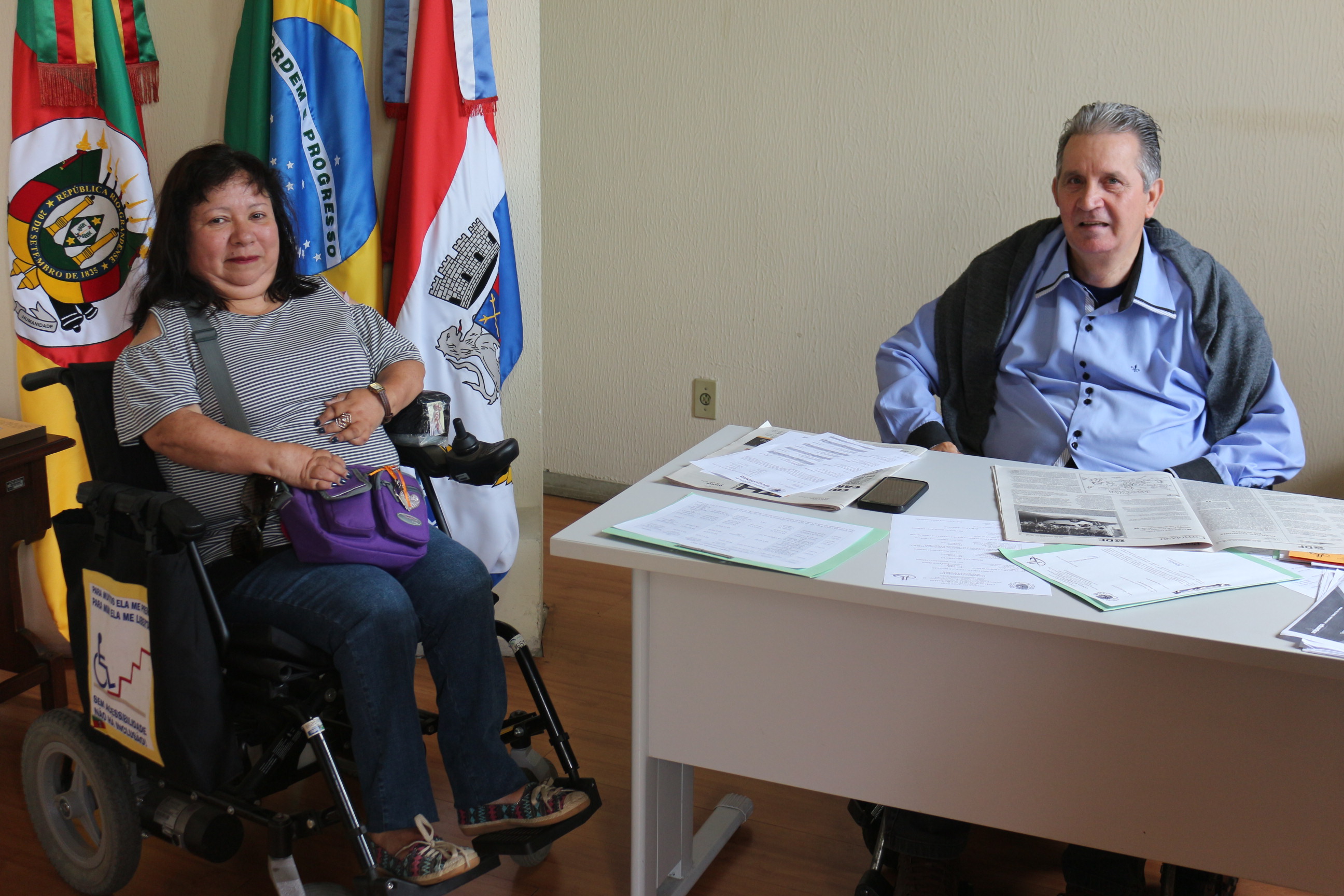 Acessibilidade na pauta da presidência