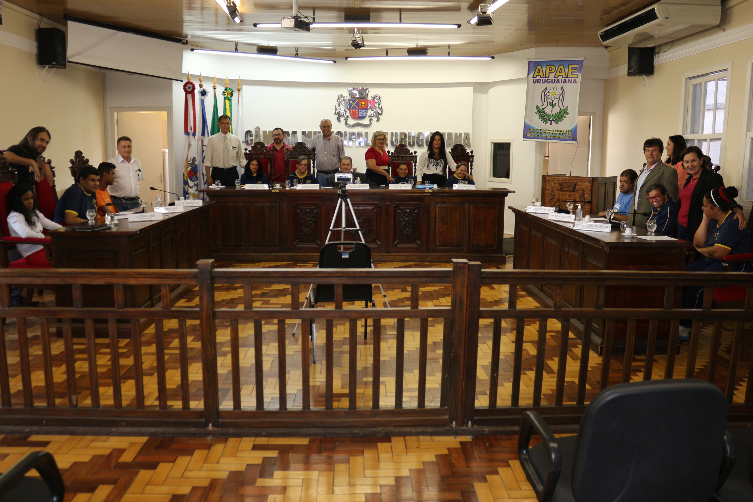 Alunos da APAE tornam-se vereadores em conscientização à Síndrome de Down