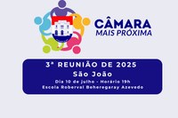 Bairro São João receberá o programa “Câmara Mais Próxima”