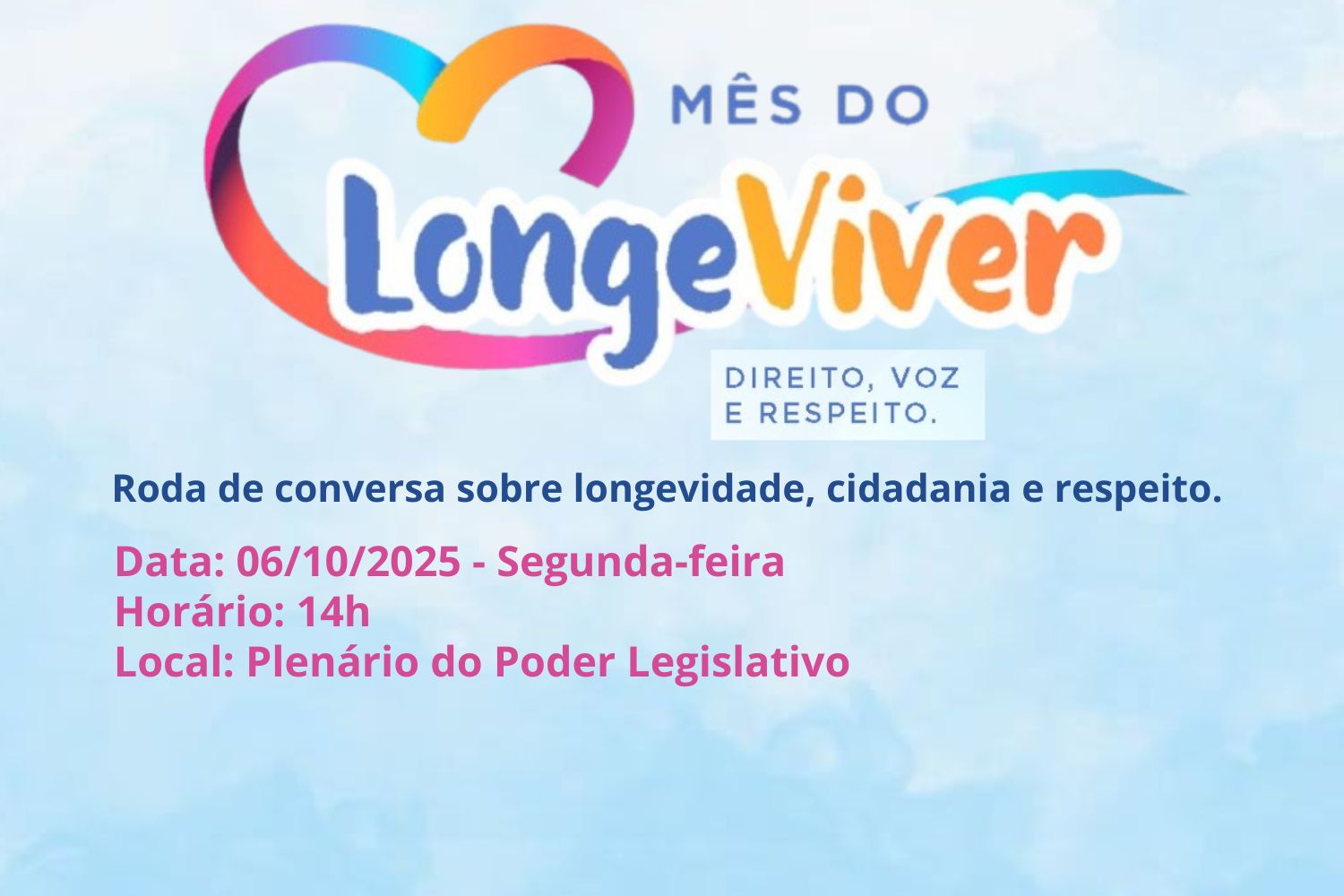 Câmara e SESC realizam atividade do “Mês do Longe Viver: Direito, Voz e Respeito”