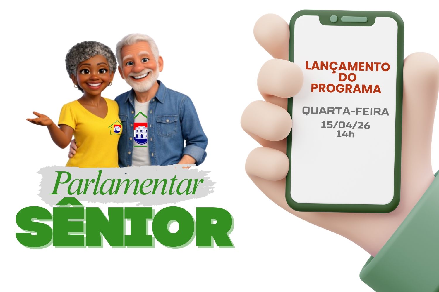 Câmara lança Projeto Piloto do Programa Parlamentar Sênior