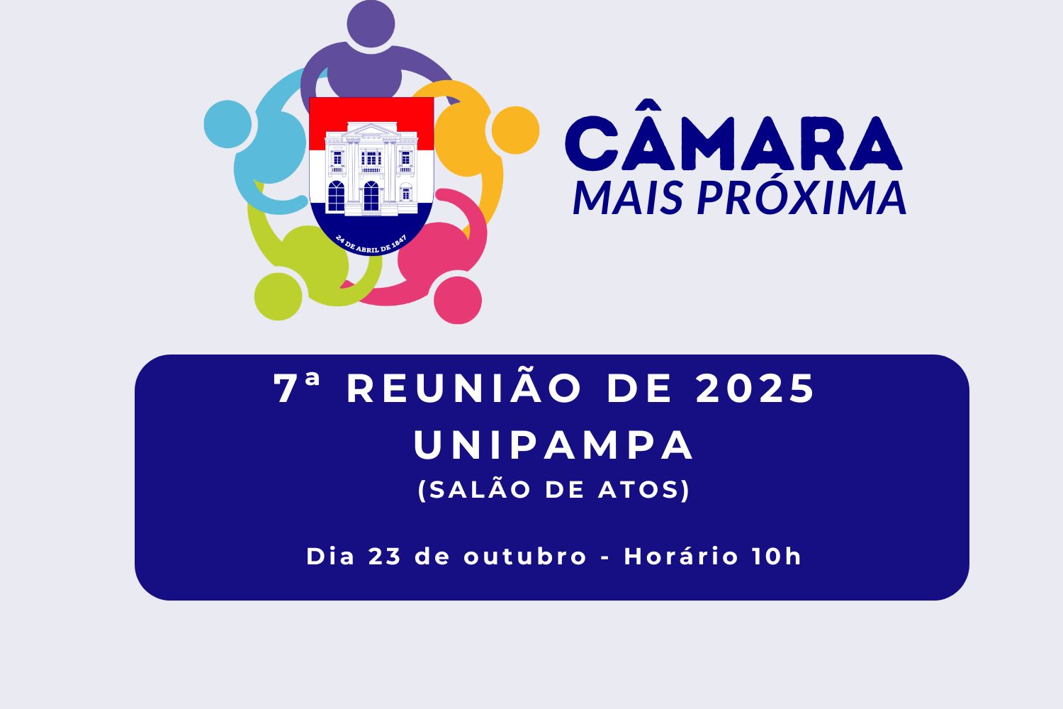 "Câmara Mais Próxima" leva reunião do Legislativo à Unipampa nesta quinta-feira