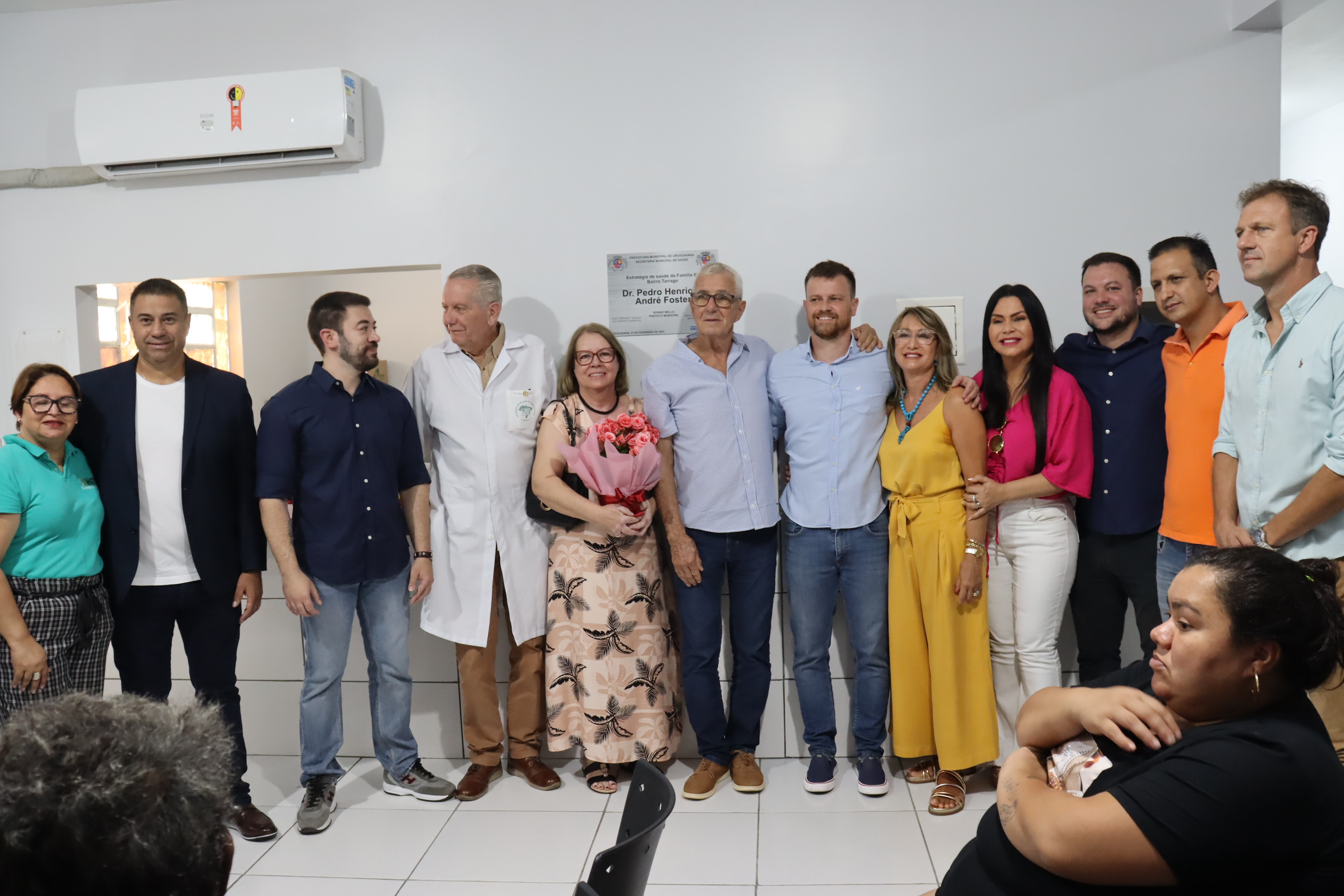 Câmara presente na entrega da revitalização do ESF da Tarragó 