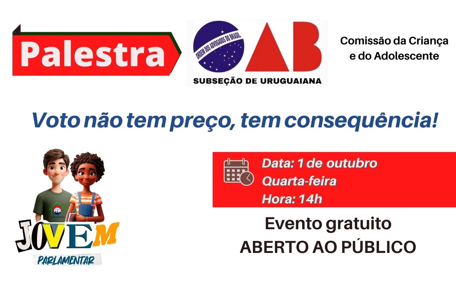 Câmara promove palestra sobre cidadania e responsabilidade do voto