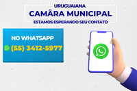Câmara recebe manifestações por whatsapp
