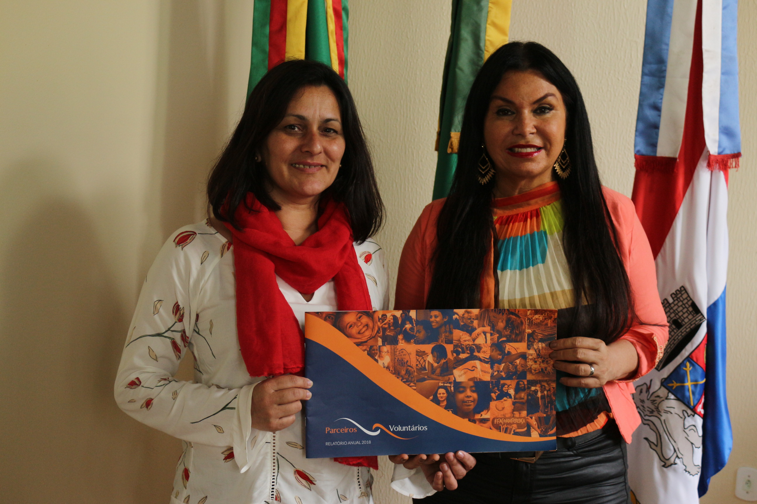 Câmara recebe relatório de 2018 da Parceiros Voluntários