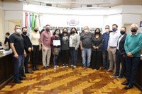 Câmara reconhece medalhista de Olimpíadas Nacional