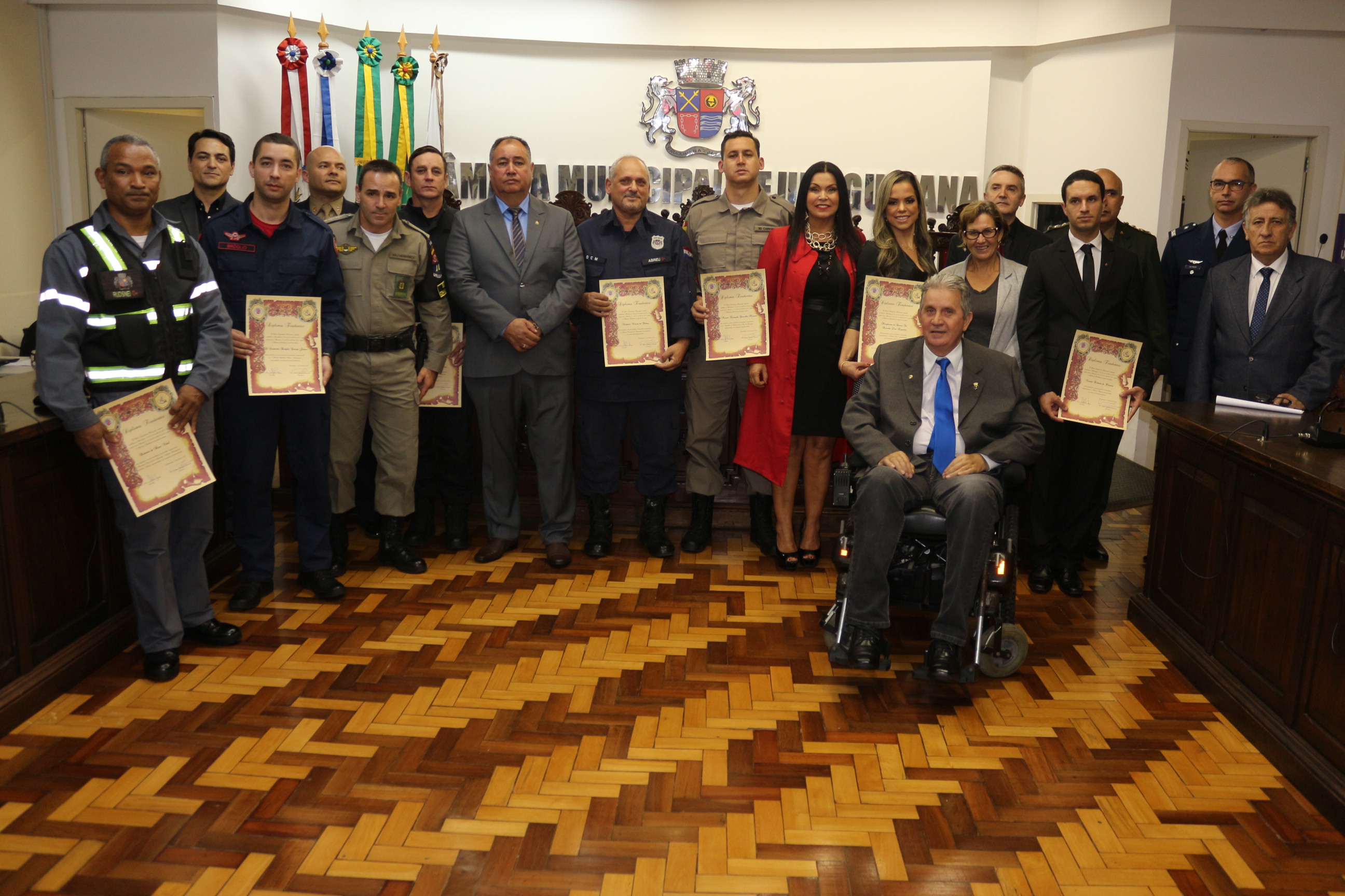 Câmara reconhece trabalho de profissionais da segurança