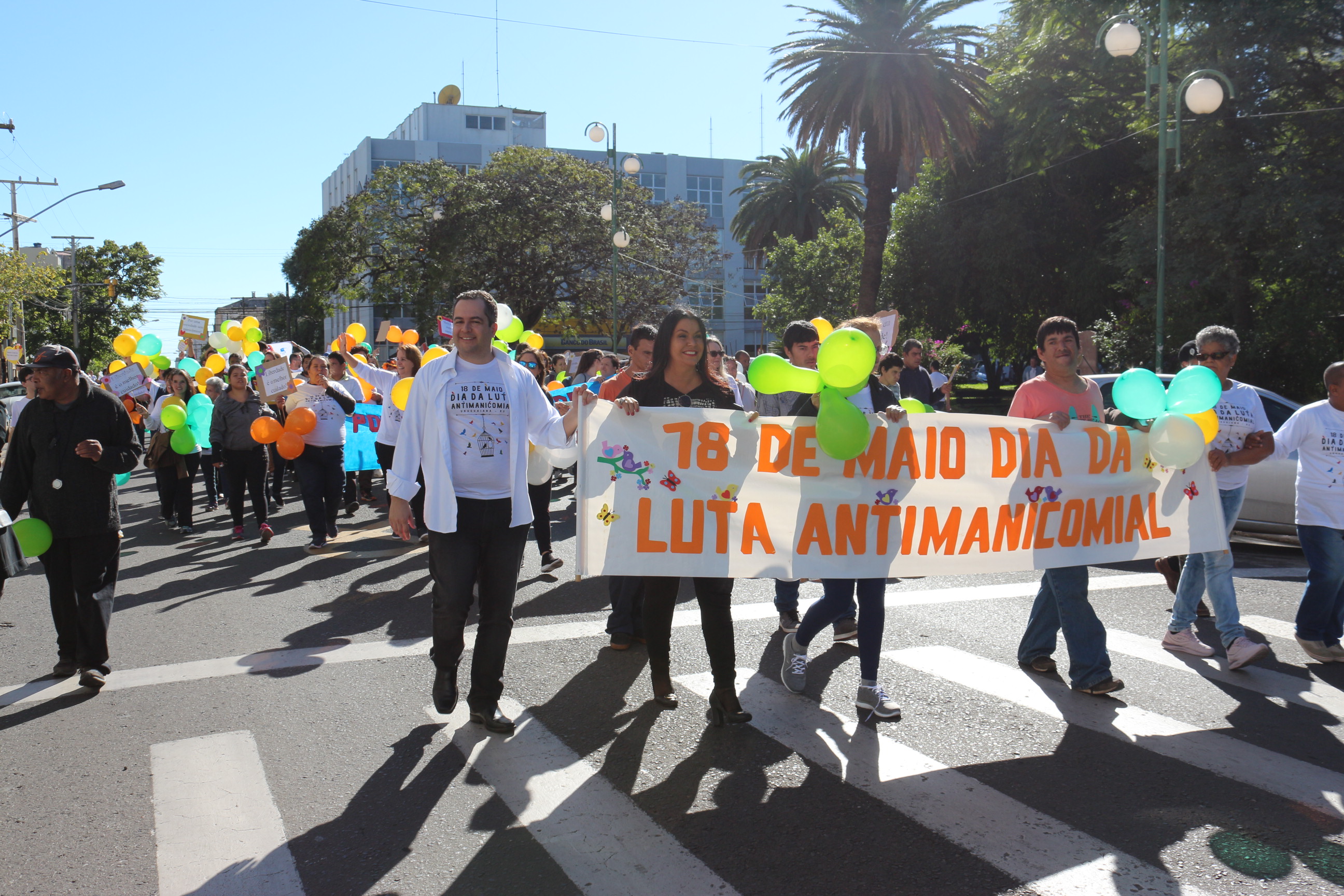 Caminhada pela luta antimanicomial aconteceu hoje