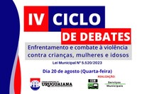Ciclo de debates contra a violência será realizado na Câmara