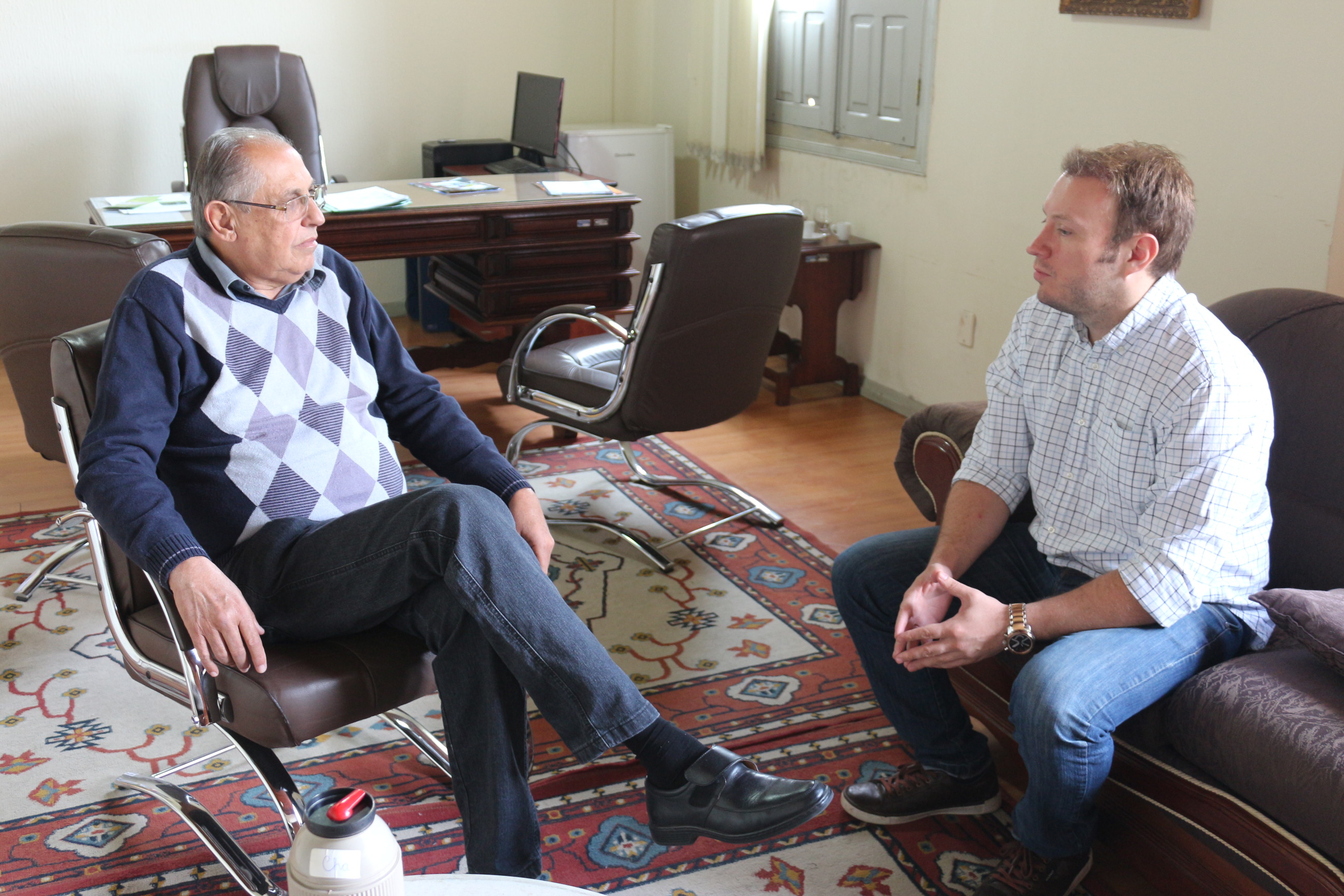 Concejal do Paraguai visita Câmara de Uruguaiana