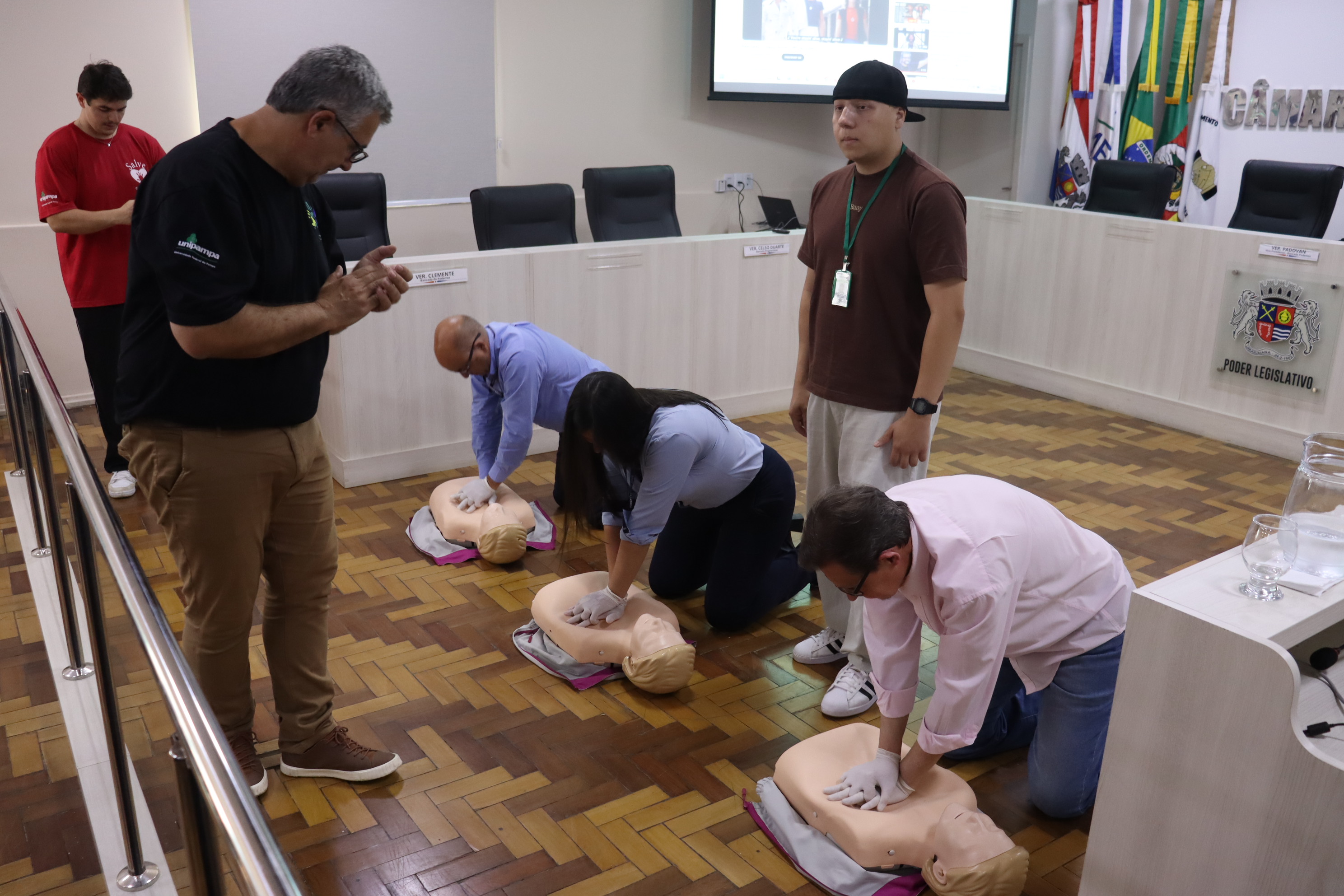 Curso de Ressuscitação Cardiopulmonar foi realizado na Câmara