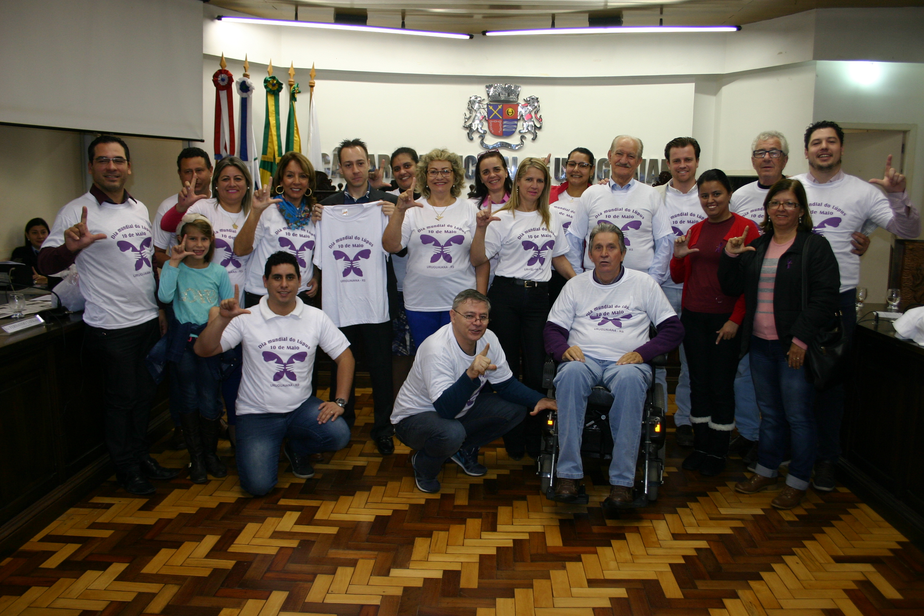 Dia Mundial da Luta contra o Lúpus é celebrado na Câmara Municipal
