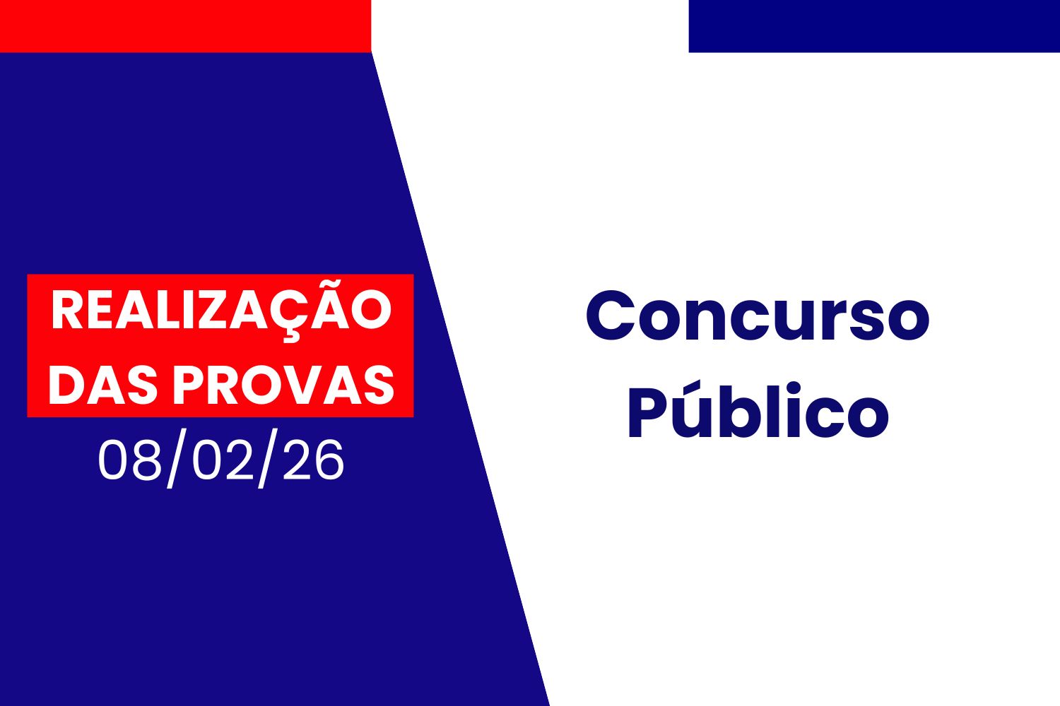 Divulgadas informações sobre realização das provas do concurso da Câmara 