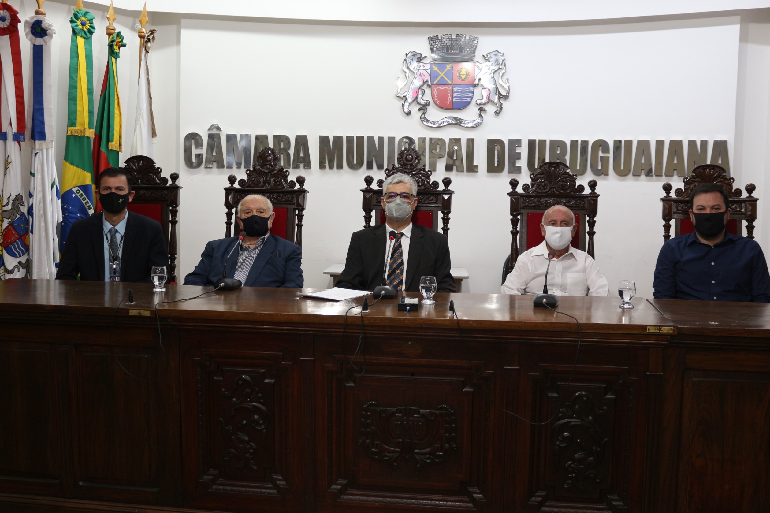 Eloy Trojan e Nelson Pereira estiveram na Roda de Conversas políticas 