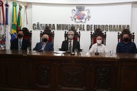 Eloy Trojan e Nelson Pereira estiveram na Roda de Conversas políticas 