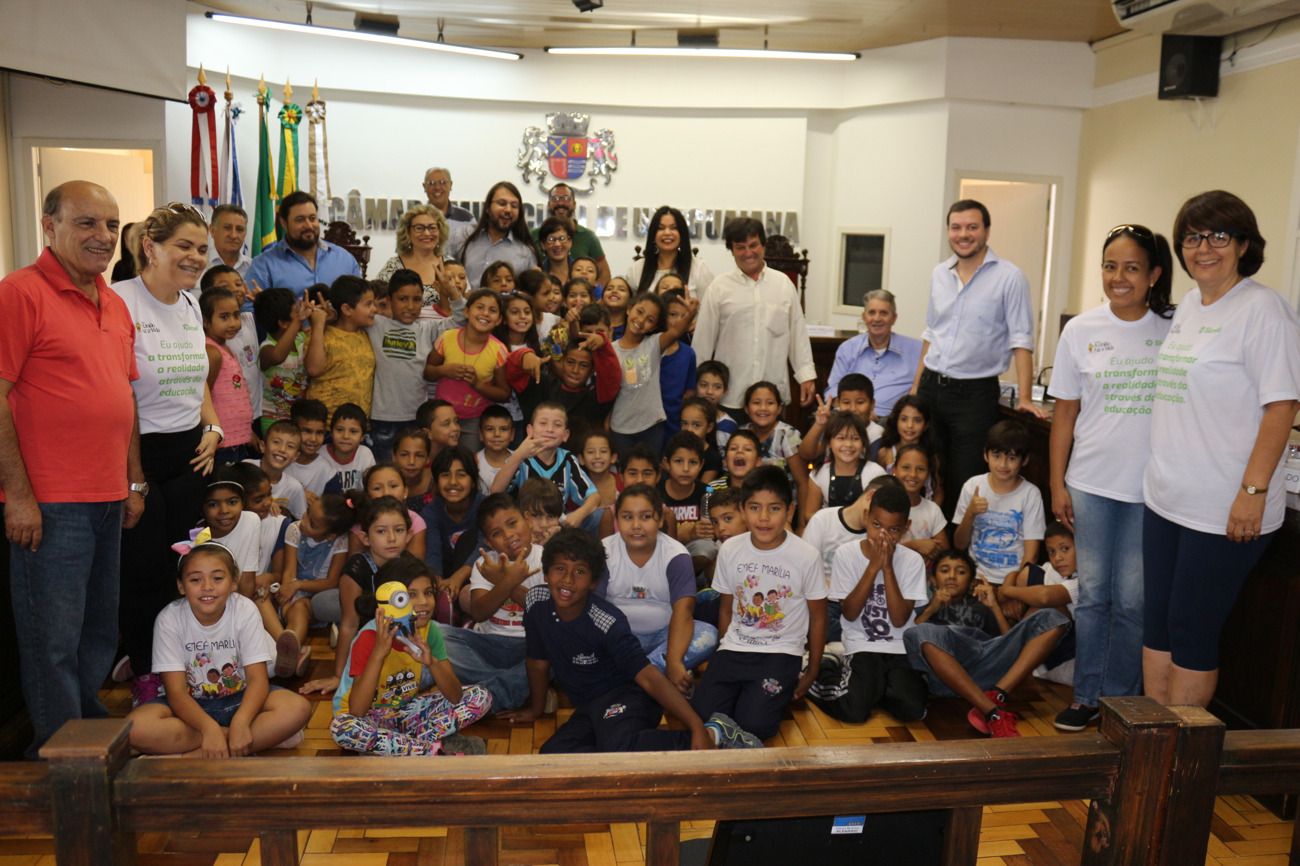 EMEI Marilia Sanchotene Felice visita Câmara 