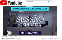 Estreamos a transmissão pelo Youtube