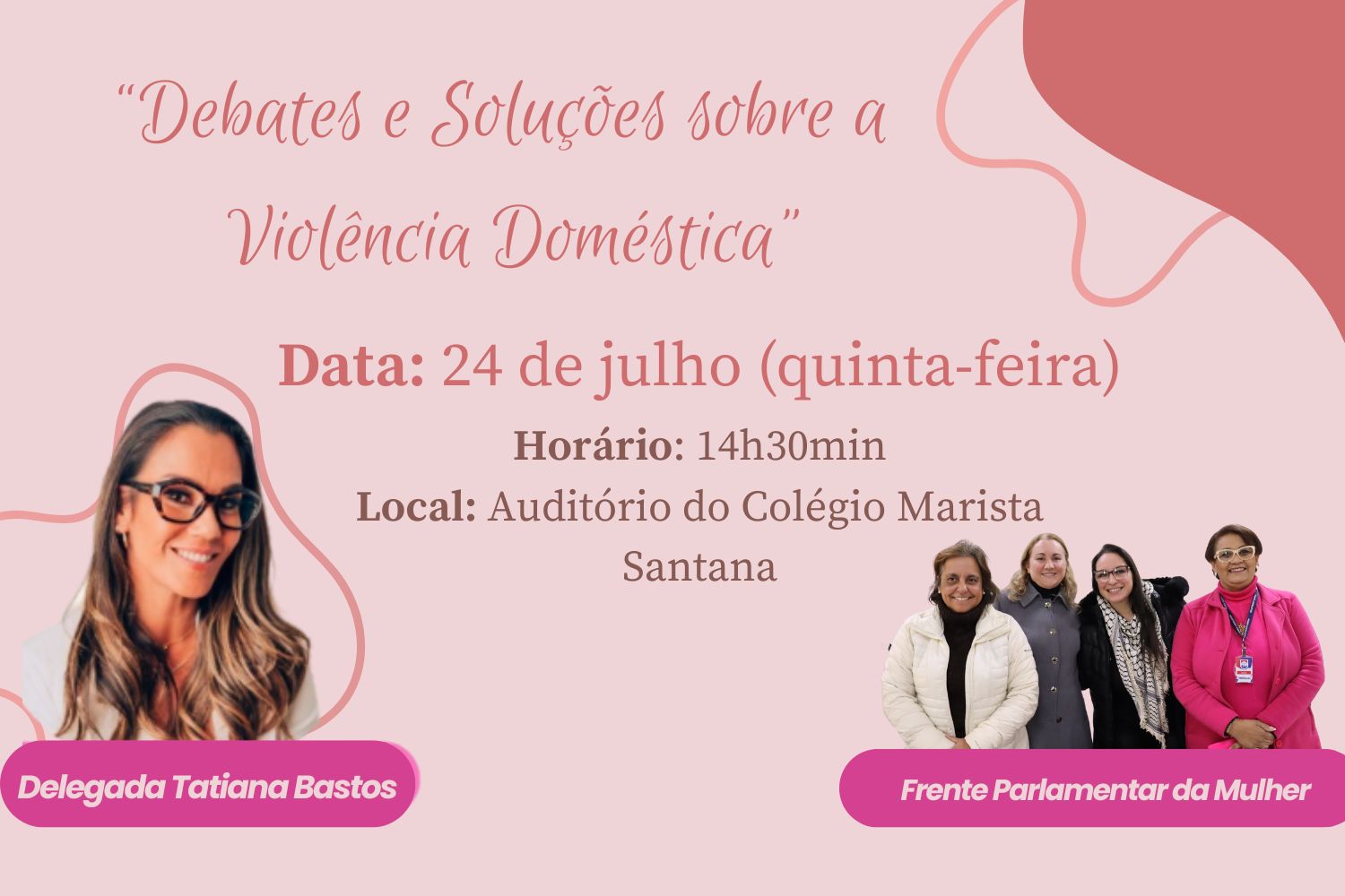 Frente Parlamentar da Mulher promove evento sobre violência doméstica em Uruguaiana 