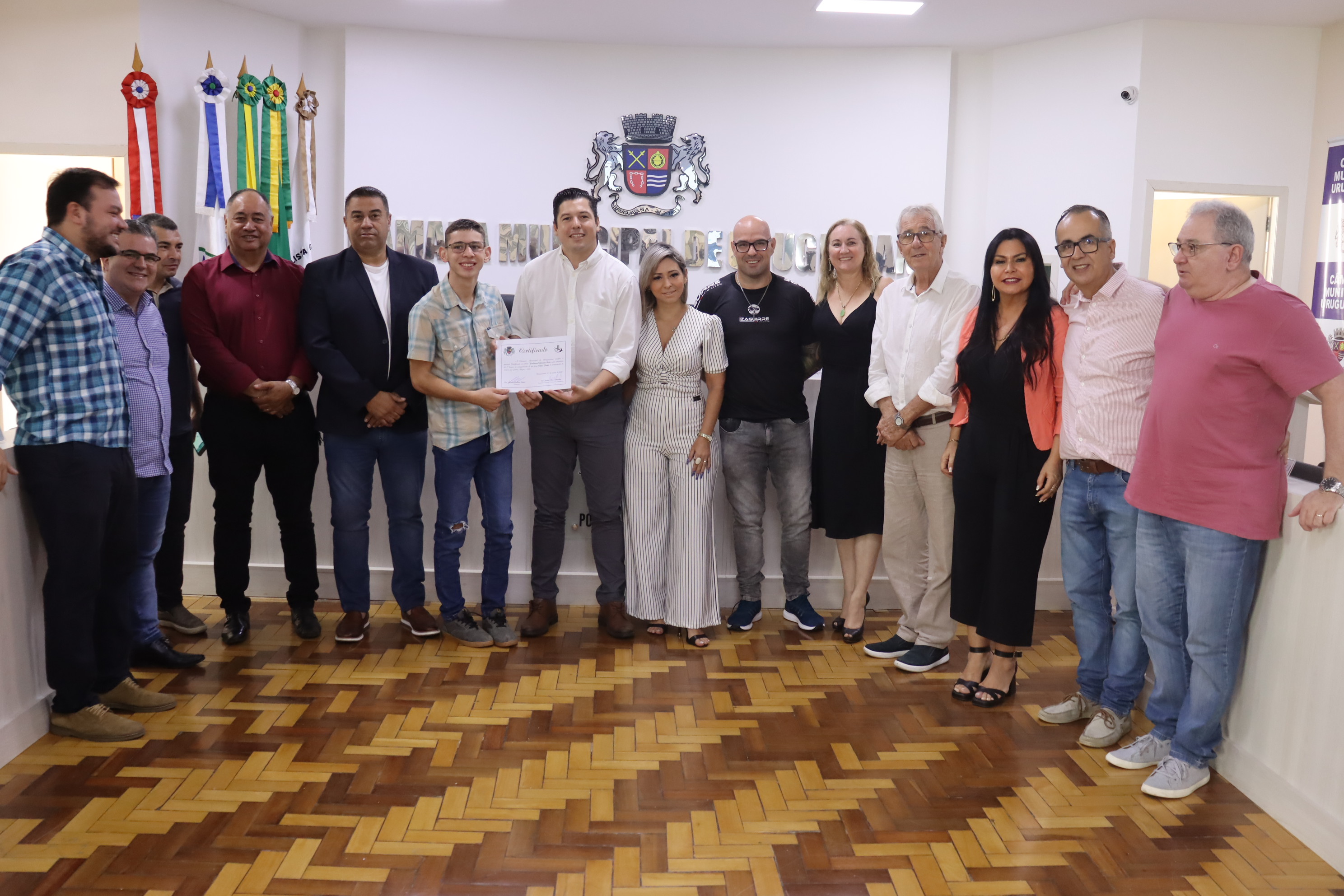 Jovem campeão de jiu jitsu ganha reconhecimento da Câmara 