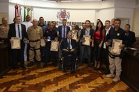 Legislativo agradece em solenidade os profissionais da segurança pública