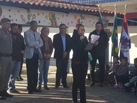 Legislativo presente na inauguração de salas de E.M.E.I. Monteiro Lobato 