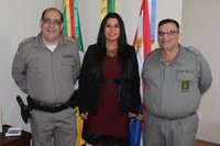 Legislativo recebe comandantes da Brigada