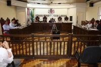  Lideranças reunidas para tratar de Lei do ISSQN