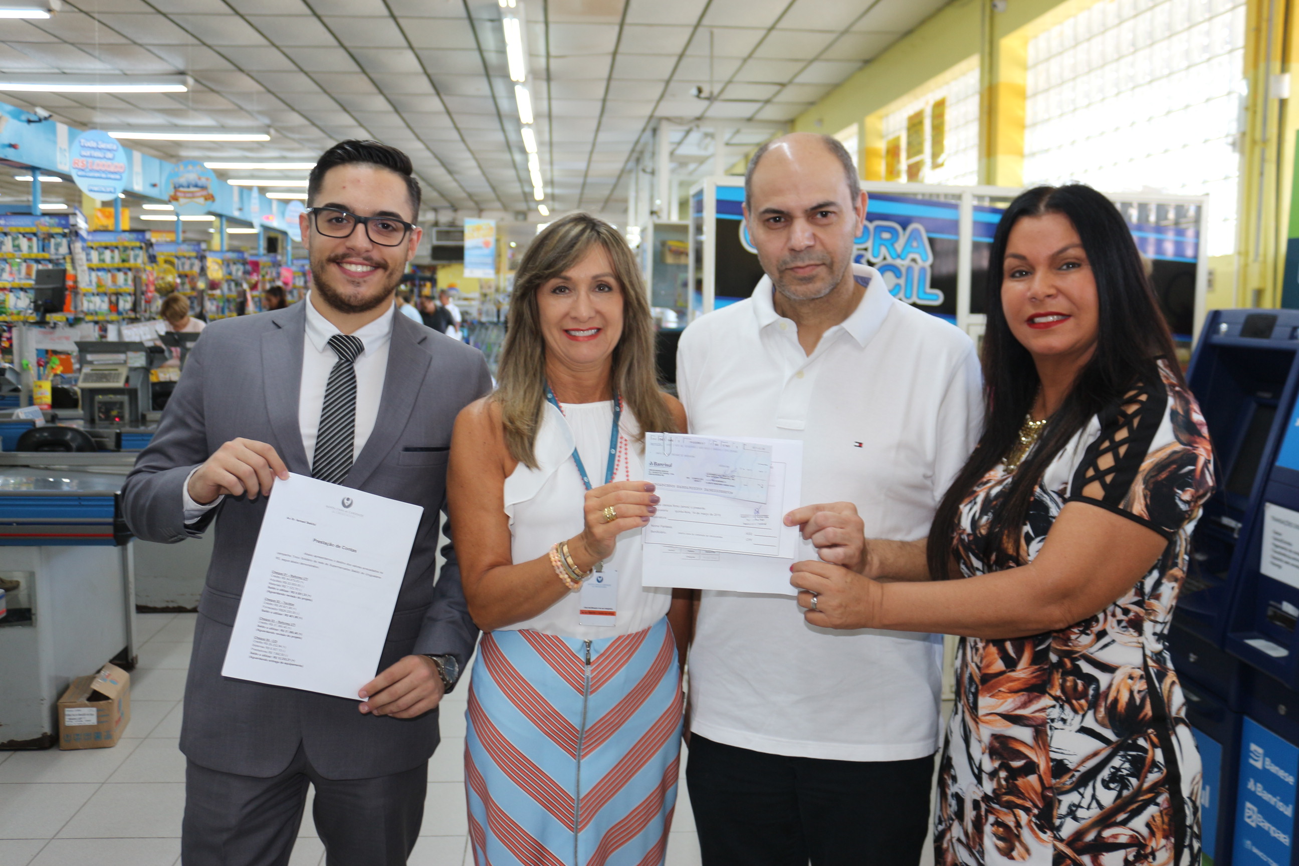 Mais valores do “Troco Solidário” são repassados à Santa Casa