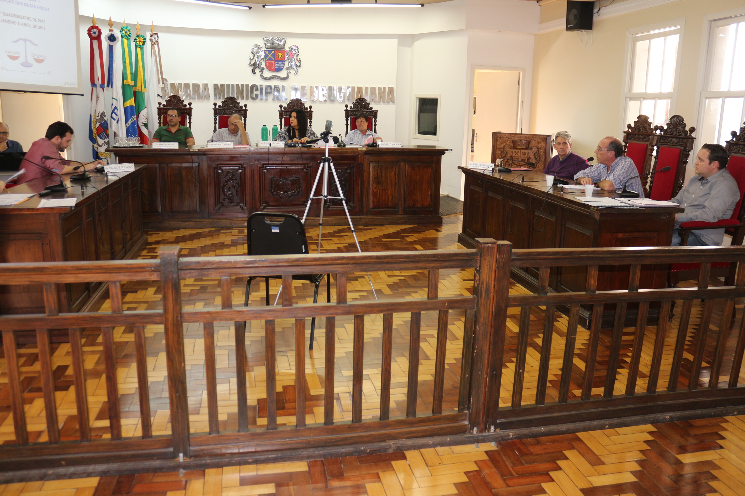 Metas fiscais de janeiro a abril foram demonstradas na Câmara