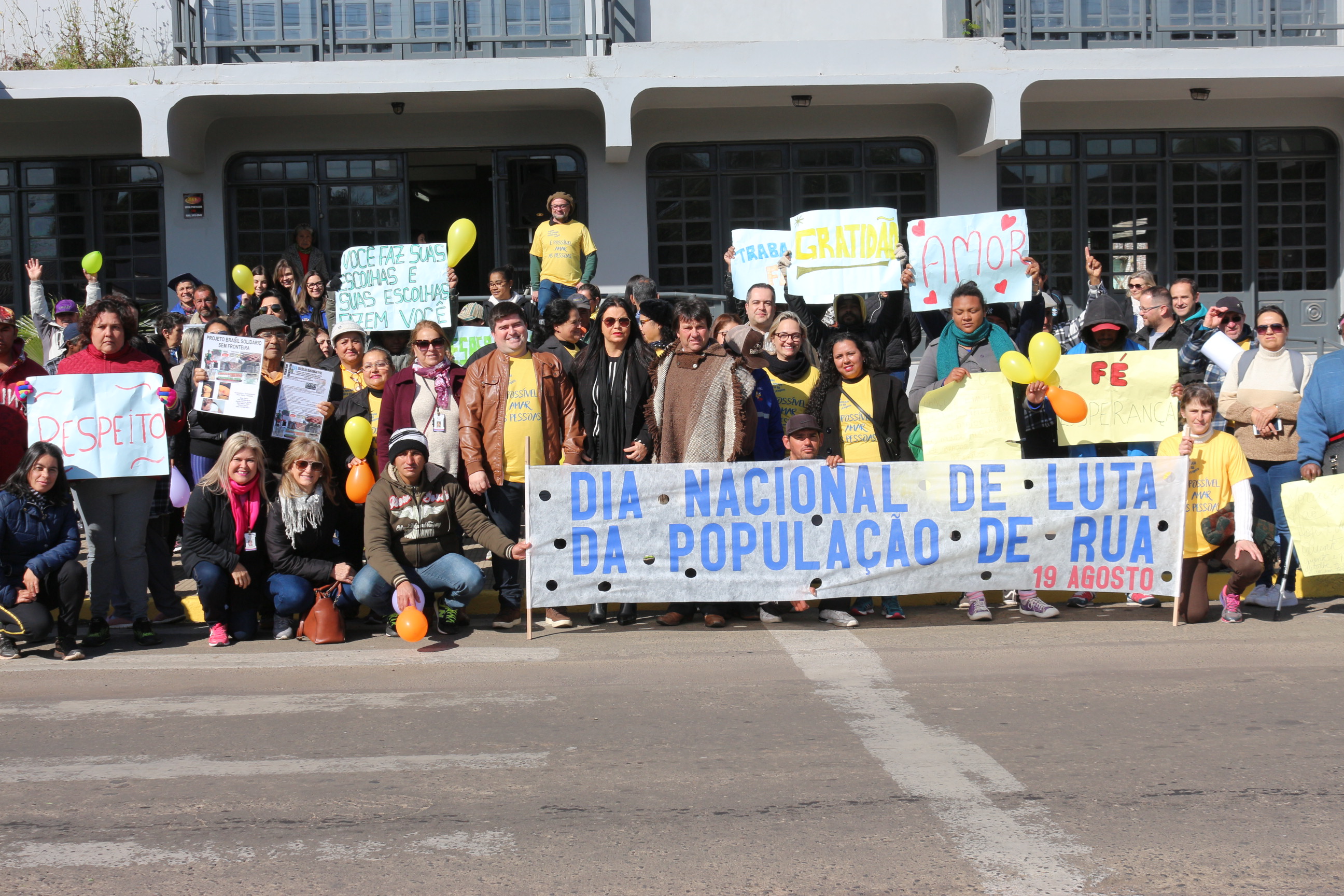 Mobilização acontece no Dia de Luta da População em Situação de Rua 