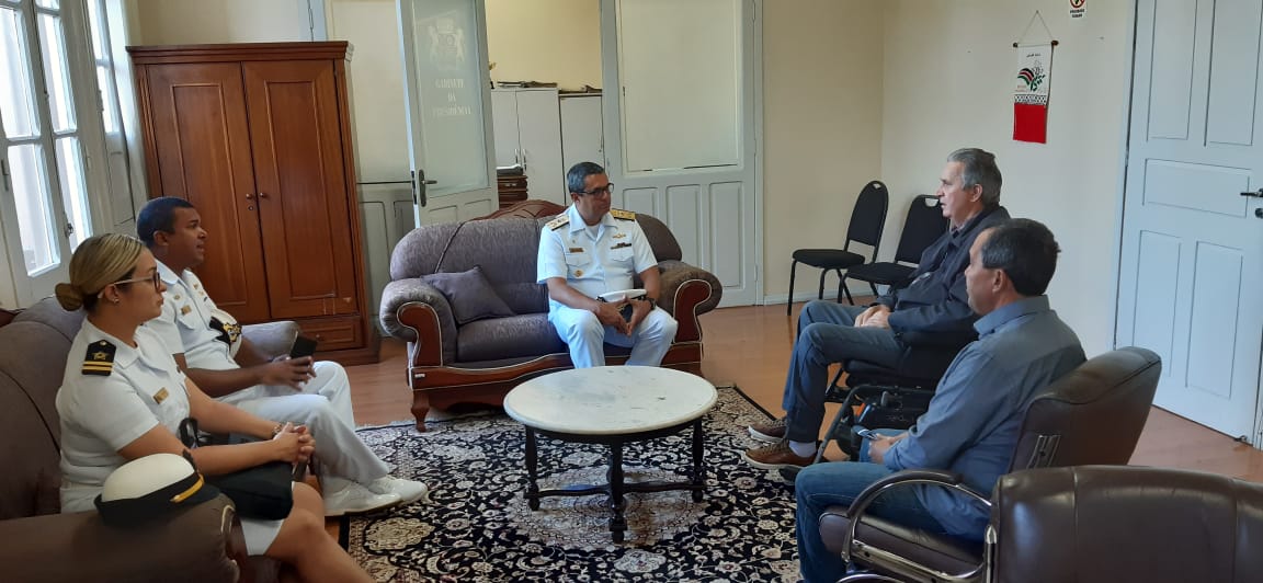 Novo comandante do Distrito Naval visita Câmara