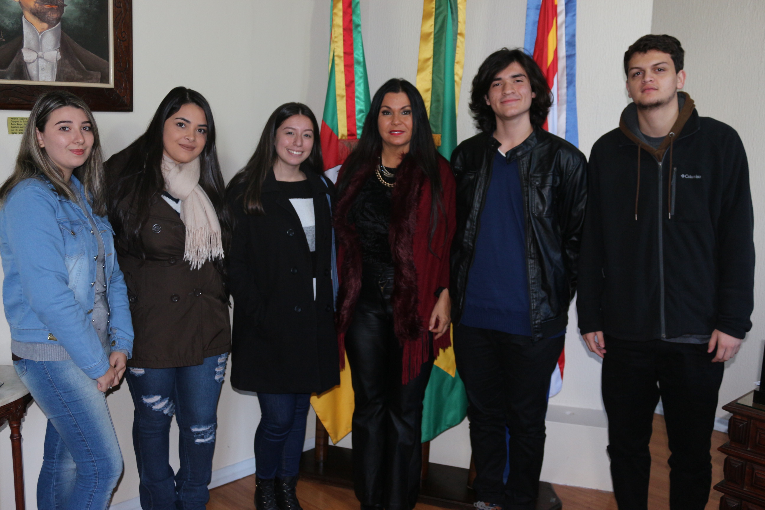 Novos estagiários foram recebidos hoje