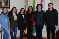 Novos estagiários foram recebidos hoje