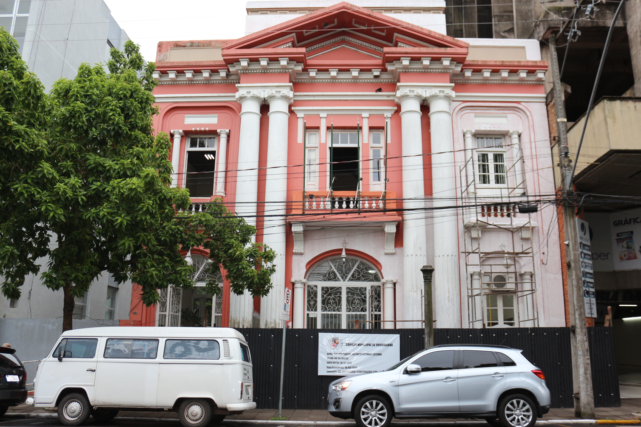 Prédio histórico da Câmara passa por revitalização após 10 anos