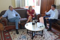 Presidente recebe coordenador de gabinete de Deputado Federal