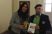 Presidente recebe visita de Historiador Militar