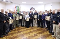 Profissionais da segurança foram homenageados em solenidade alusiva a “Tiradentes”