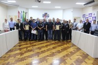 Profissionais da segurança são reconhecidos pela Câmara 
