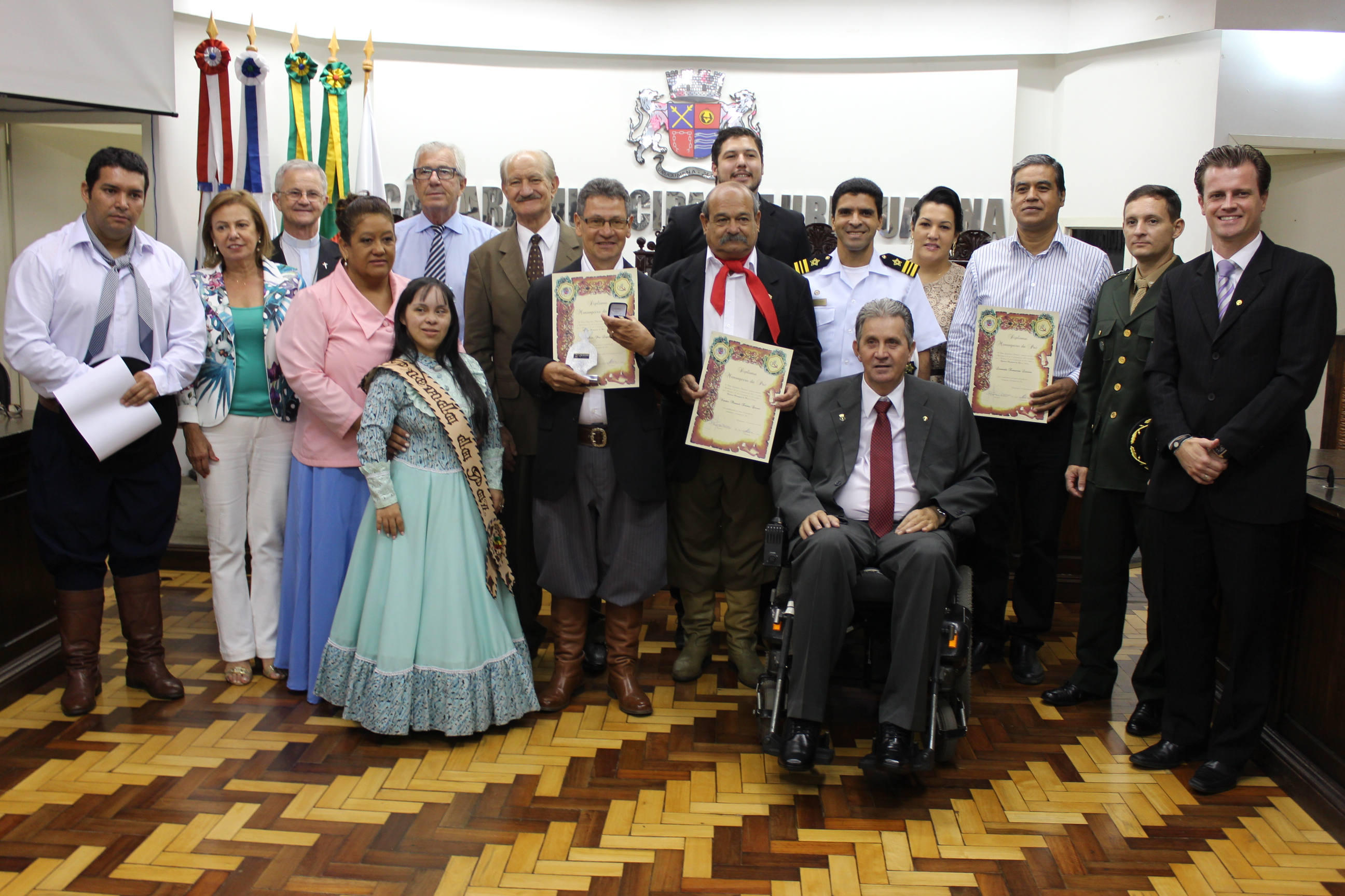 Promotores da Paz são reconhecidos no Parlamento