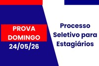 Provas do Processo Seletivo de Estagiários da Câmara acontecem neste domingo