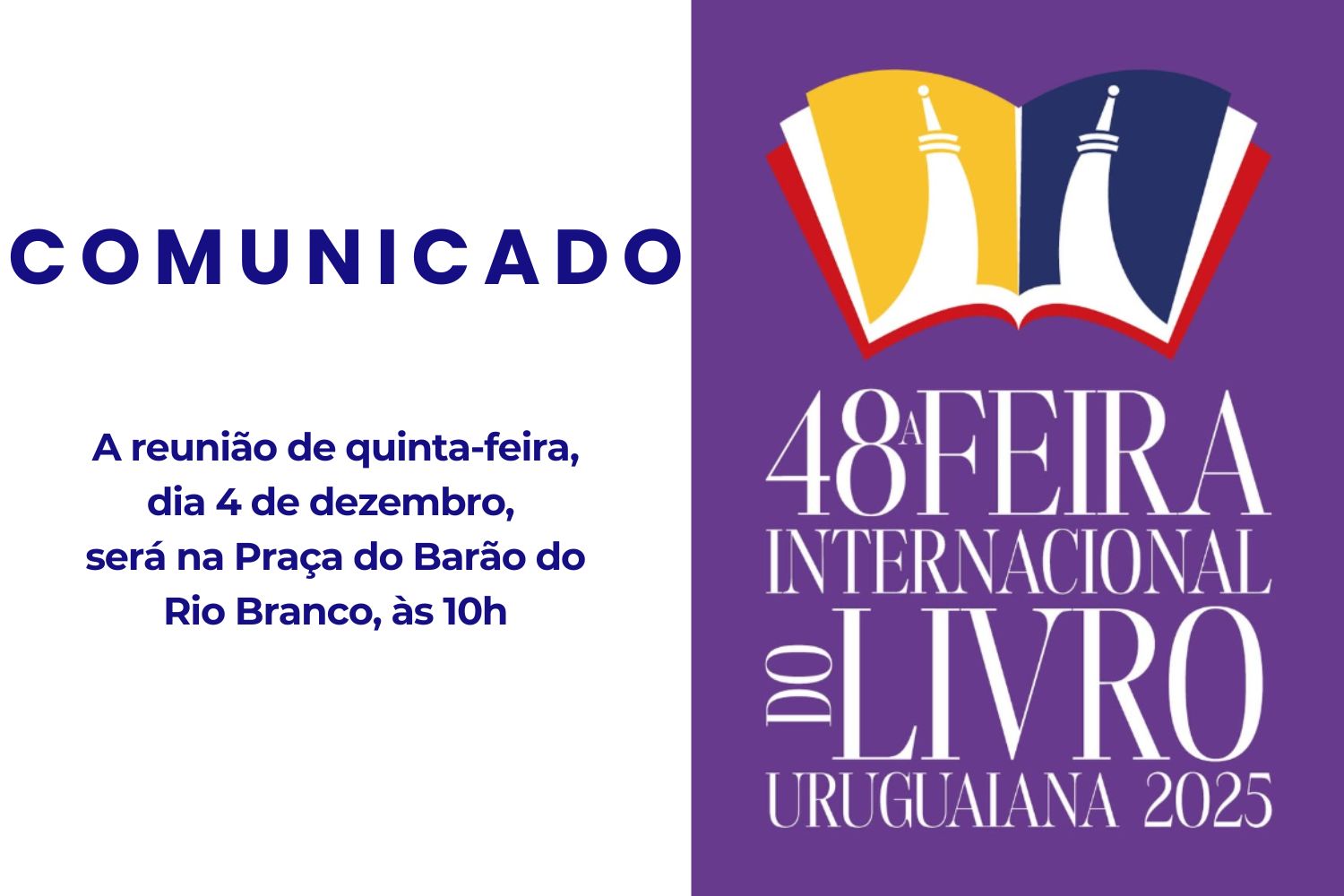 Próxima reunião será durante a 48ª Feira Internacional do Livro