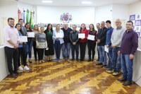 Reconhecimento é feito a colaboradores do posto de triagem de Covid-19