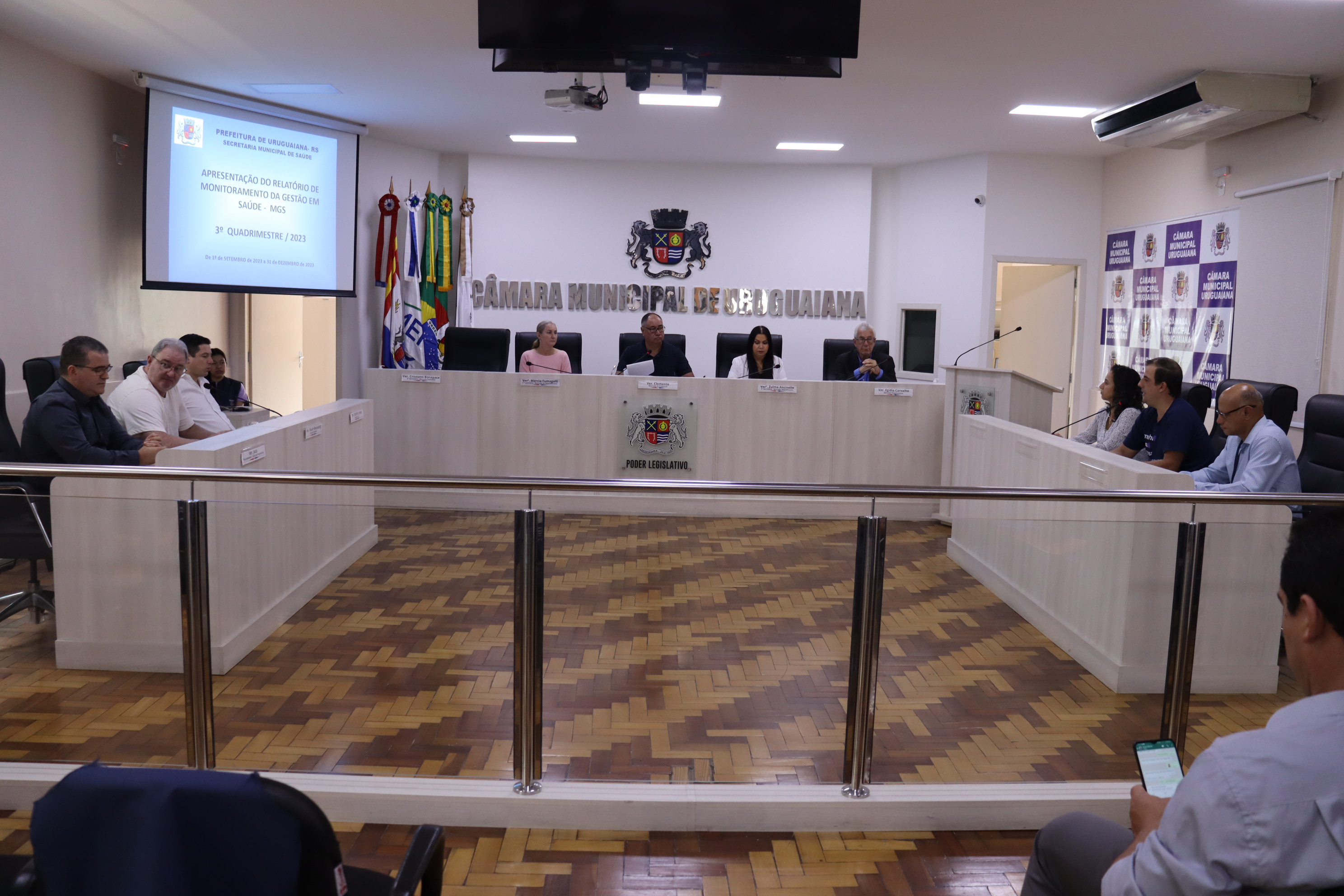 Relatório da gestão em saúde foi apresentado na Câmara 