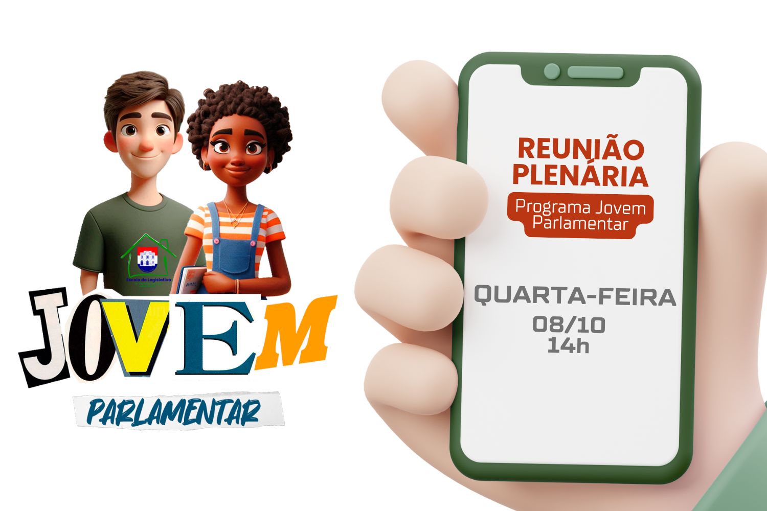 Reunião plenária do Programa Jovem Parlamentar será realizada nesta quarta-feira