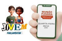 Reunião plenária do Programa Jovem Parlamentar será realizada nesta quarta-feira