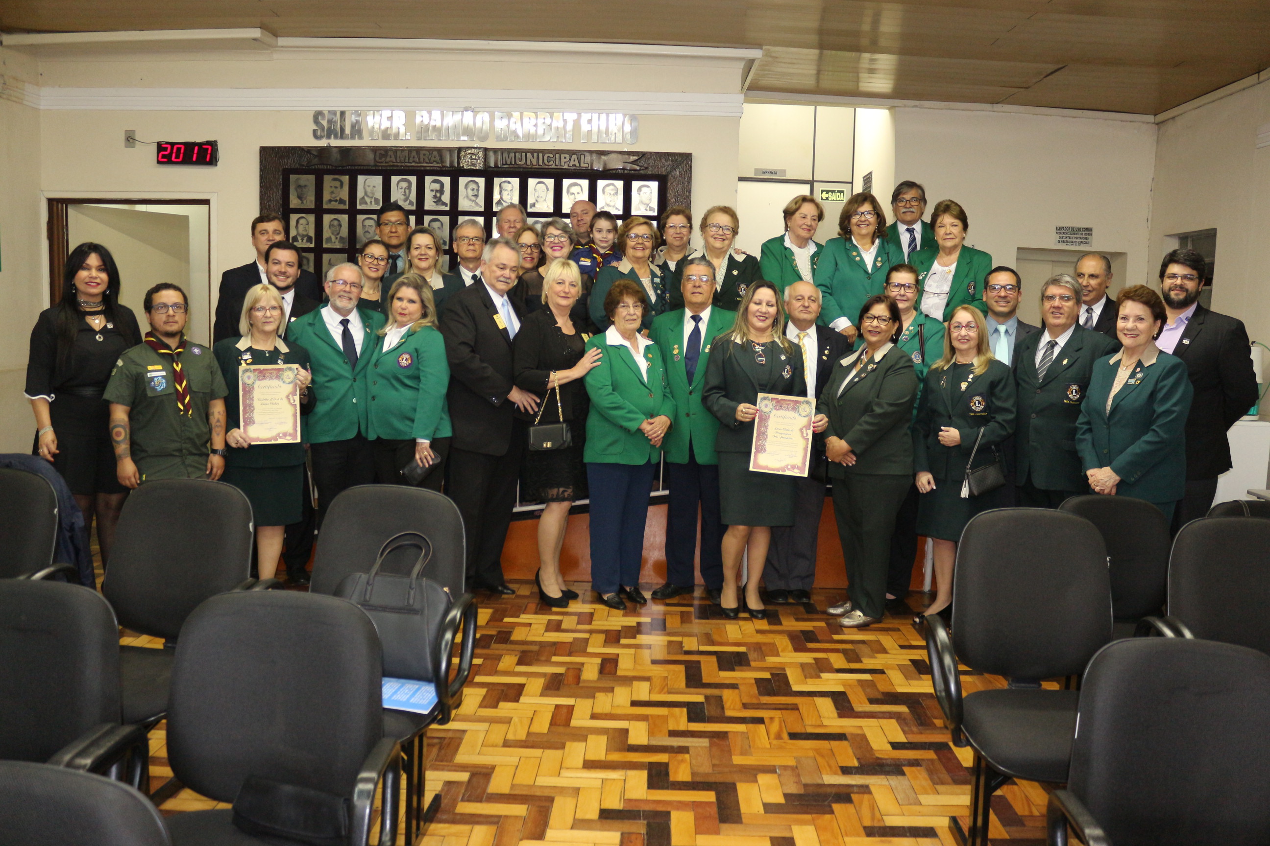 Sessão especial registra 100 anos de Lions Club